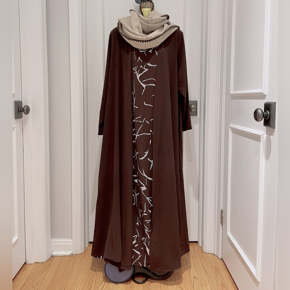 NWT ** Layer Abaya Dress, Maxi Layer Dress - Picture 5 of 6